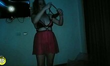 Australian teen Tyler's intimate journey with lingerie and pussy