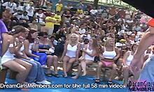 Manželky sa zapájajú do divokej súťaže na nudistickom letovisku