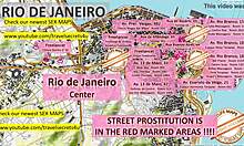 Harta sexuală a Rio de Janeiro cu scene de adolescenți și prostituate