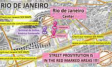 Peta seks Rio de Janeiro dengan adegan remaja dan pelacur